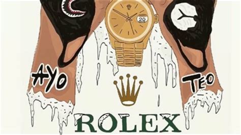 rolex ayo and teo testo|rolex song lyrics clean.